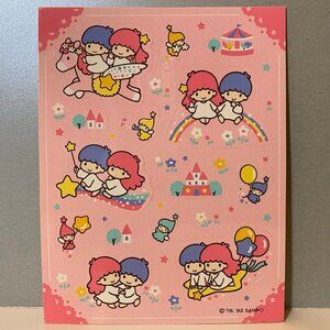 Vintage Sanrio 1992 Little Twin Stars Stickers
